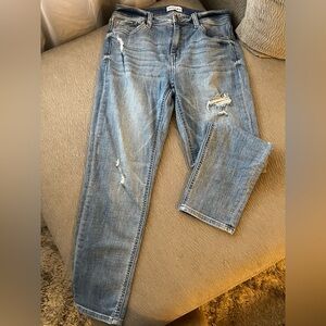 Distressed Studio Blue- blue Jeans